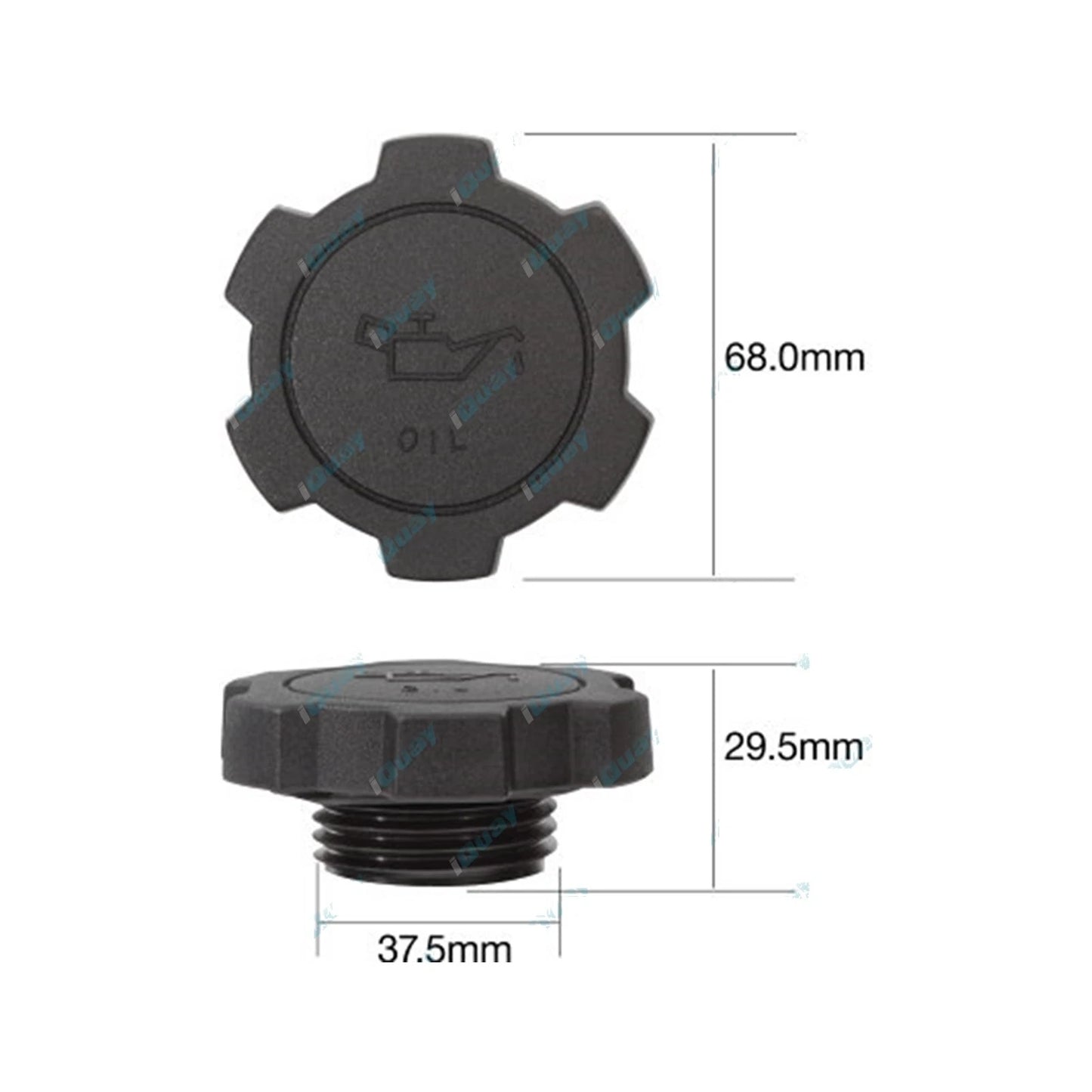 Oil Filler Cap for Toyota 4Runner Hilux Surf KDN215 3.0L 1KD-FTV Engine 02~09