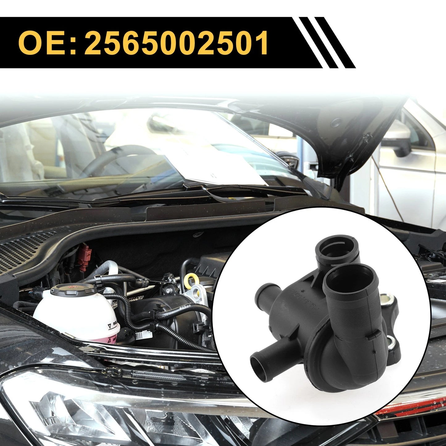 Engine Coolant Thermostat Housing for Kia Picanto, Hyundai (2004-2010)