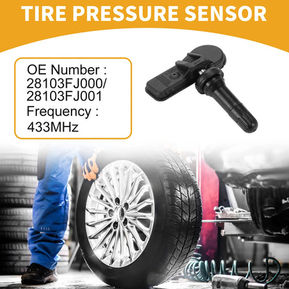 Tire Pressure Sensor for Subaru XV (2014-2017) TPMS 1 x 433MHz