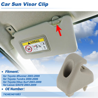 Sun Visor Clip for Toyota 4Runner (2003–2009)