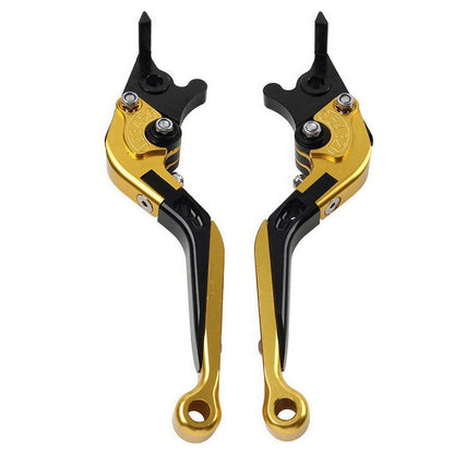 Gold CNC Extendable Brake Clutch Levers for BMW S1000RR S1000R (2015-2019)