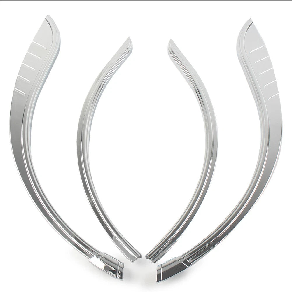 Rear Fender Flares Trim Accent Chrome for Harley Tri-Glide Ultra (2009-2023)