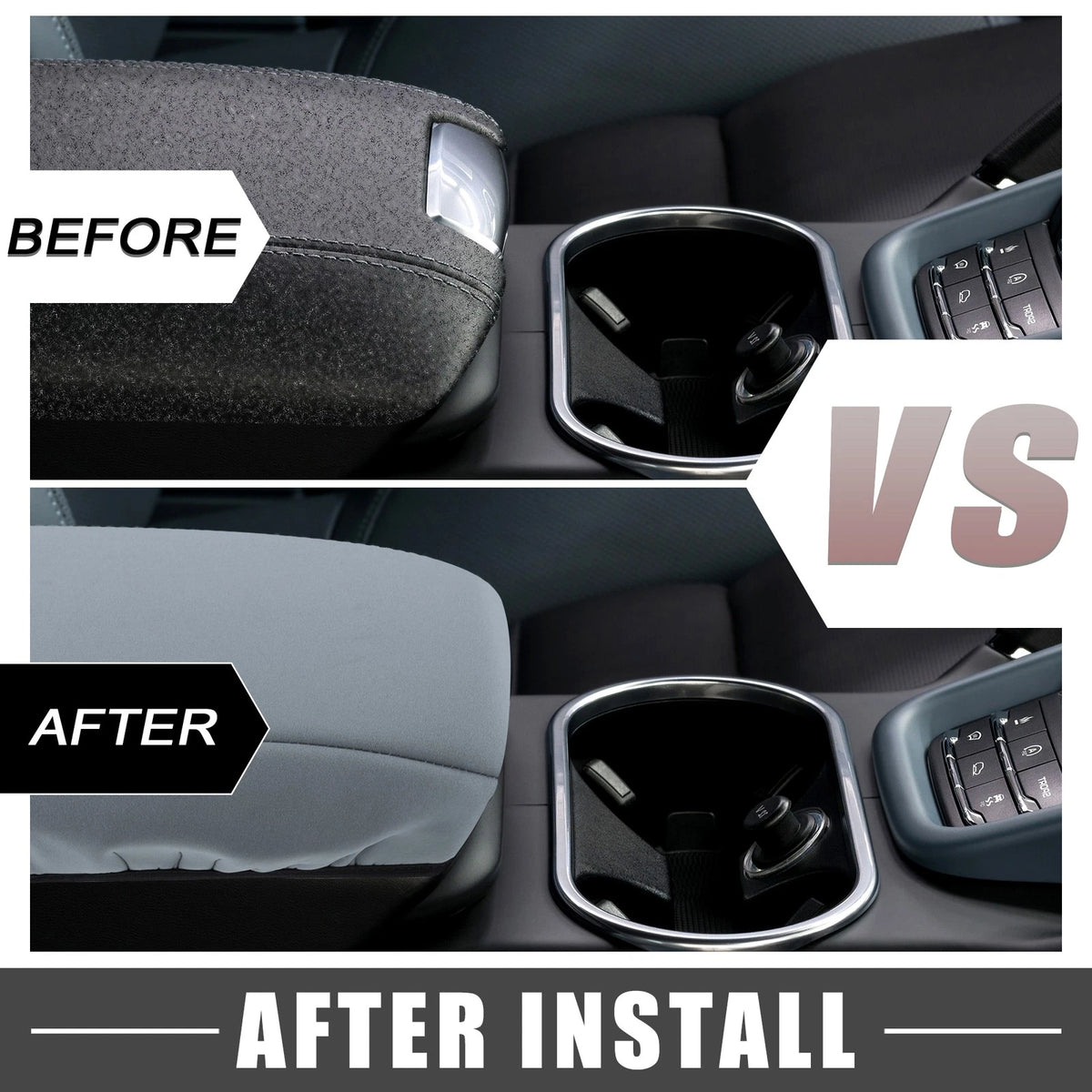 Neoprene Arm Rest Box Cover for Subaru Outback (2020-2023) Gray