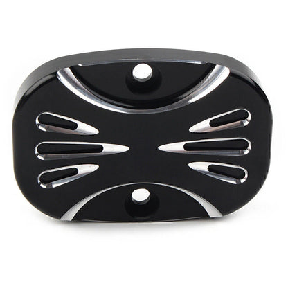 CNC Cut Rear Brake Master Cylinder Cover for Harley Electra Glide Road King