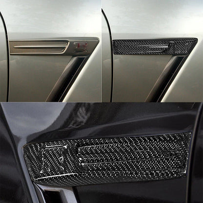 Real Carbon Fiber Side Fender Cover Trim Fit For Nissan GT-R R35 2009-2013