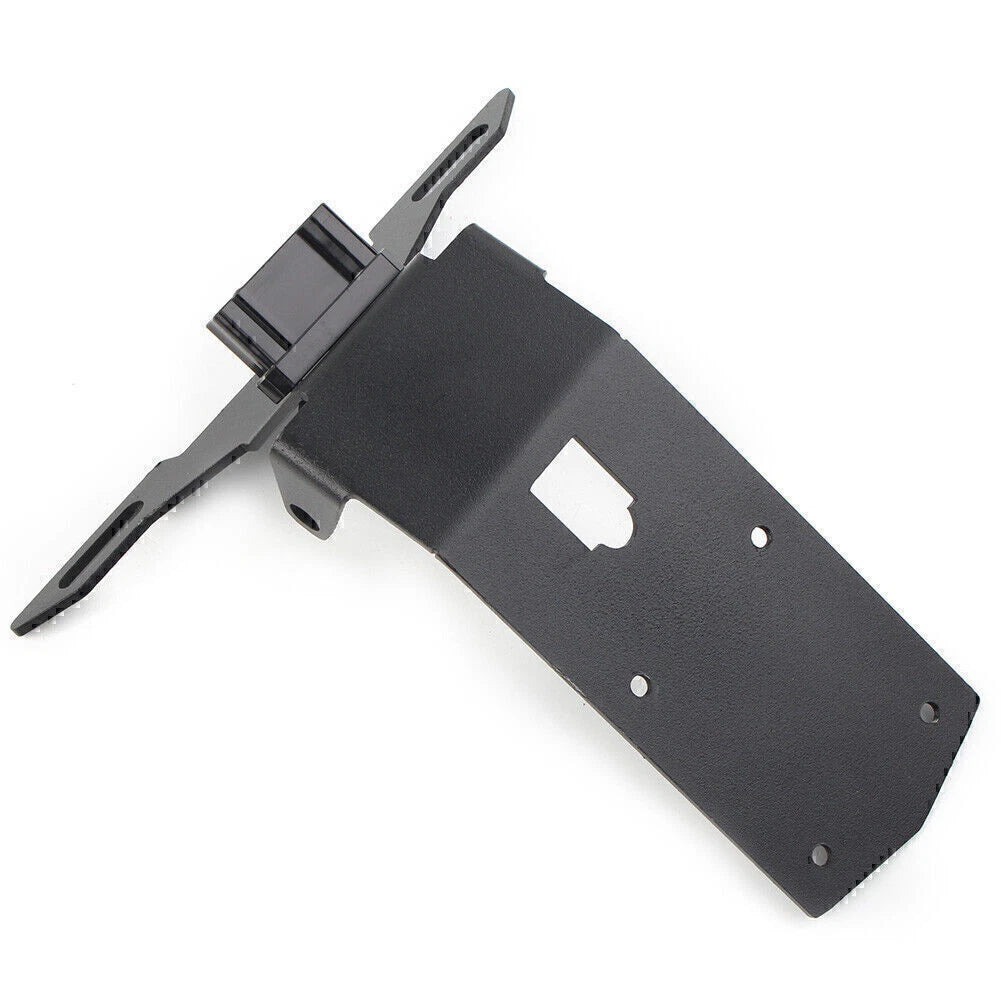 Black Steel License Plate Holder for KAWASAKI Ninja H2 SX (2019-2021)