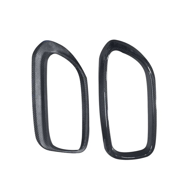 Dry Carbon Fiber Front Grille Air Vent Cover Trim Fit For BMW M5 F90 2018-2023