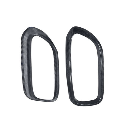 Dry Carbon Fiber Front Grille Air Vent Cover Trim Fit For BMW M5 F90 2018-2023