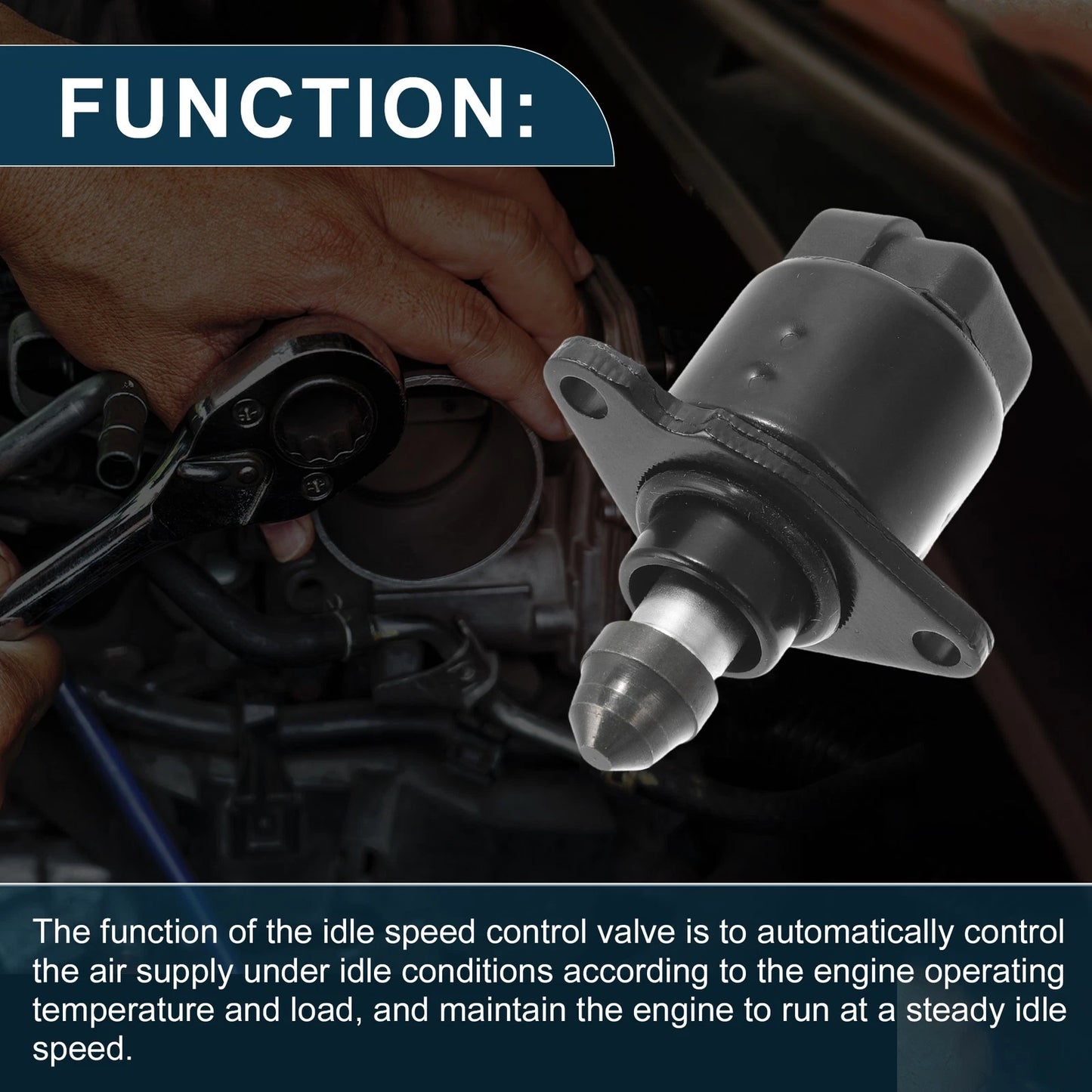 Idle Air Control Valve for Peugeot 206 (2002)