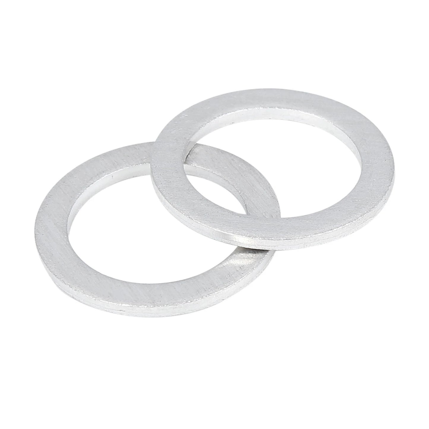 12 x M20 Silver Tone Oil Drain Plug Gaskets for Honda (94109-20000)