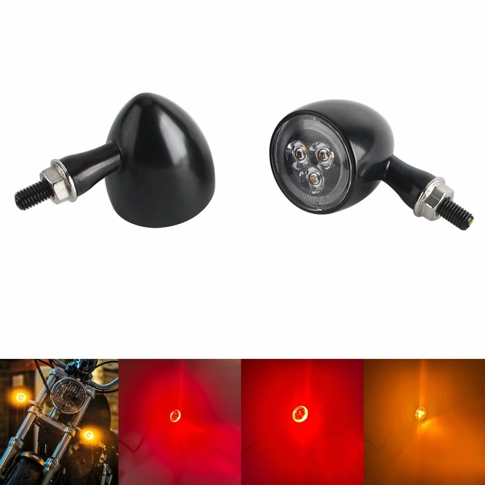 LED Running Brake Light Turn Signals for Harley, Kawasaki, Honda
