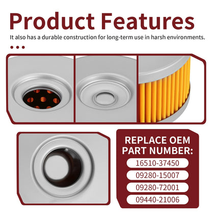 Oil Filter w/ O-Ring for Suzuki S40 Boulevard LS650 2005-2009/2011-2019