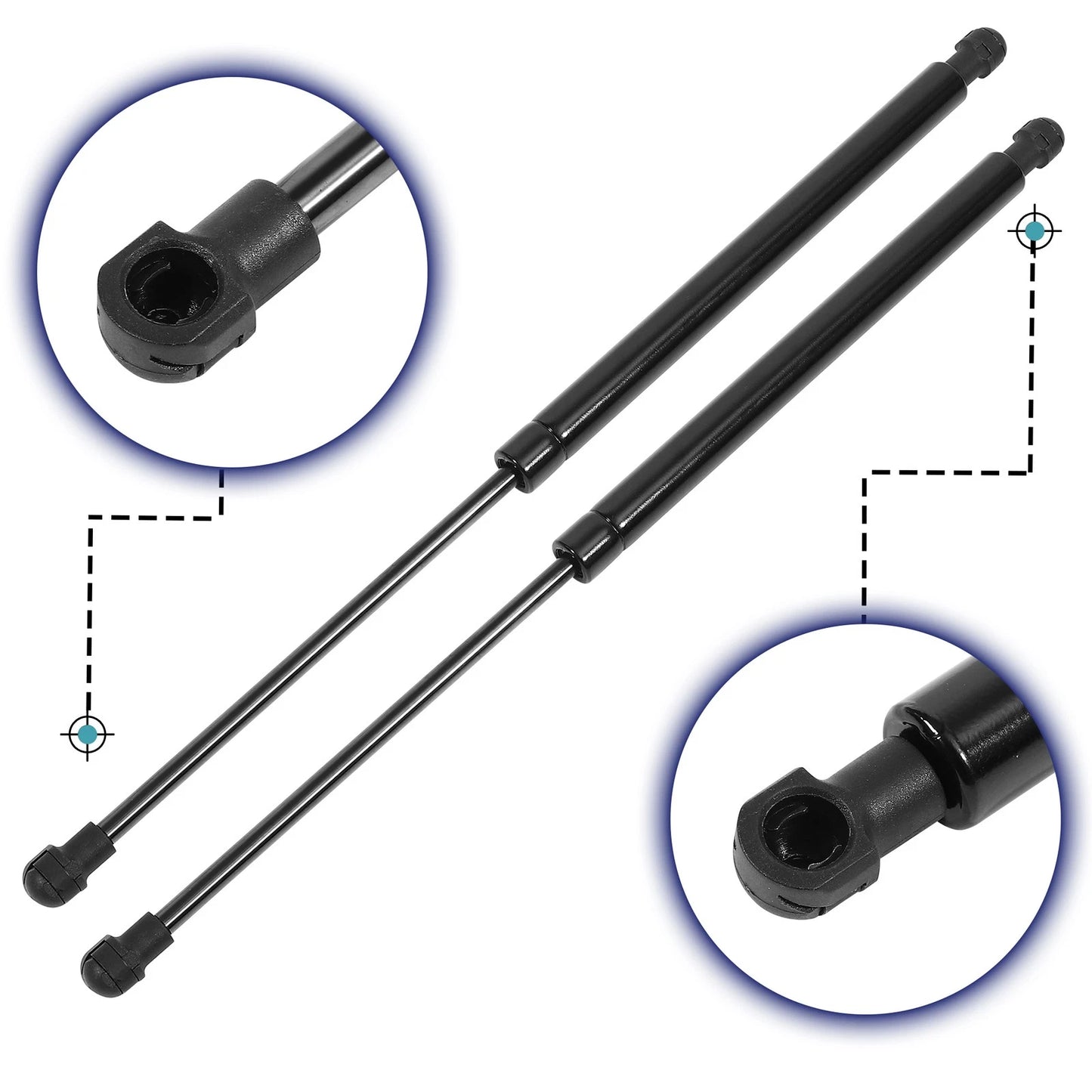 Rear Trunk Gas Struts Lift Supports for Toyota Yaris (2006-2011)
