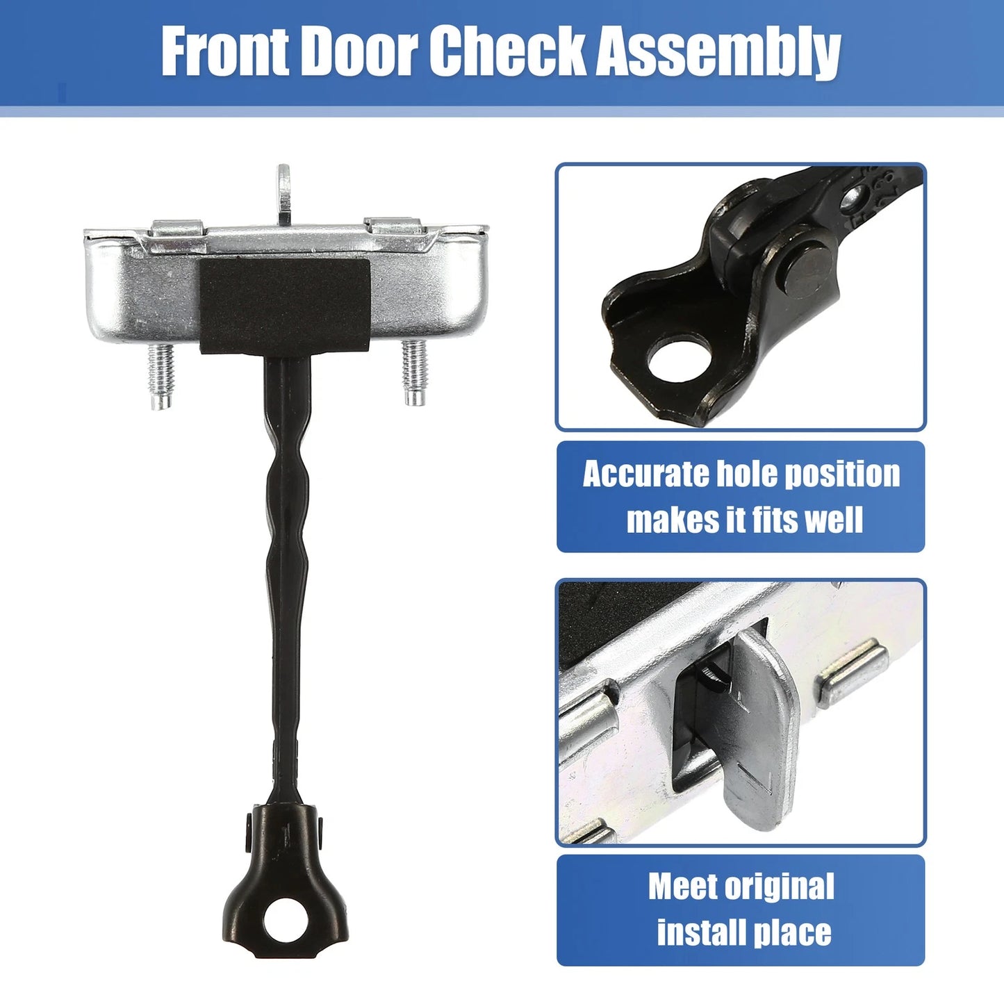 Front Door Check Stop Strap Limiter for Toyota Corolla 2009-2013 (2 x)