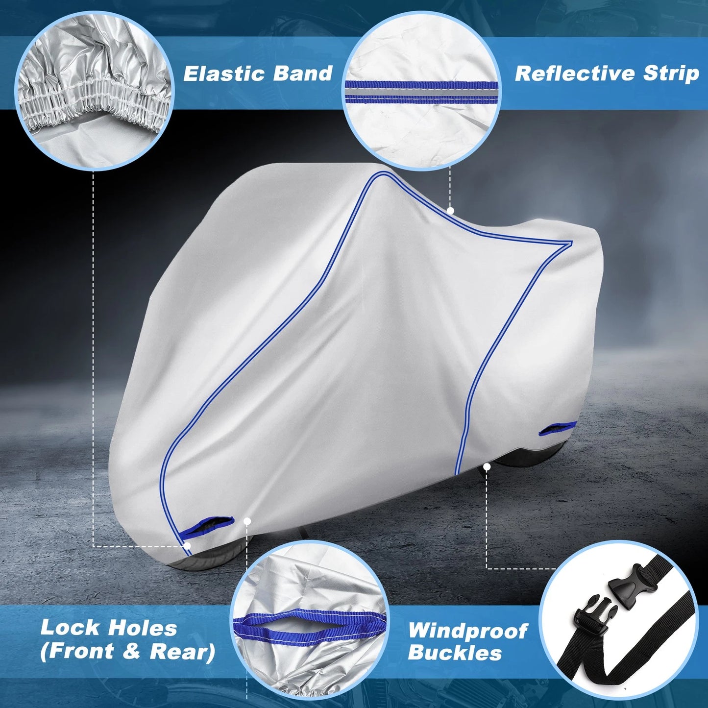 Cover / 230cm/91 Rain Dust Protector for Scooter Motorbike