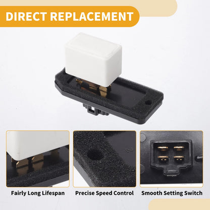 Blower Motor Resistor for HVAC - No.AC125038 - Plastic Metal