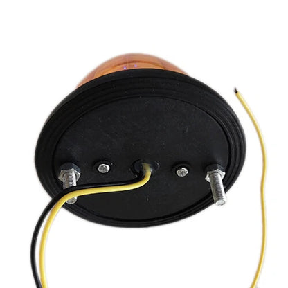 1x Amber LED Round Beehive Cone Side Marker Light for Trailer Truck