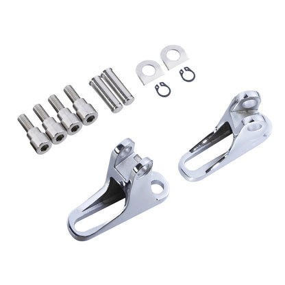 Chrome Rear Footpeg Pair for Harley Touring Street Glide (1993-2025)