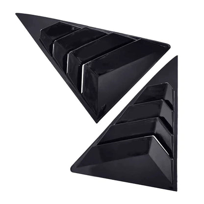 2 x Matte Black Side Window Louvers for Toyota Camry (2012-2017)