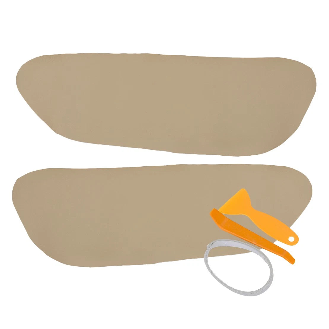Beige Front Door Armrest Panel Covers for Ford Escape (2001-2007)