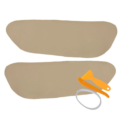 Beige Front Door Armrest Panel Covers for Ford Escape (2001-2007)