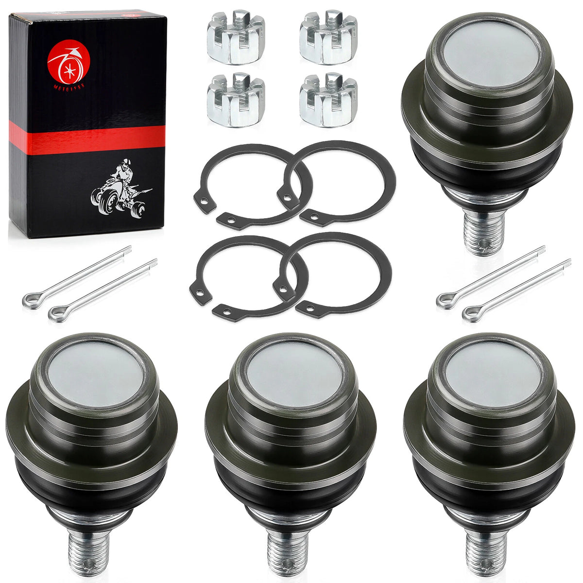 4x Ball Joints for Suzuki KingQuad 450/500/700/750 2005-2023
