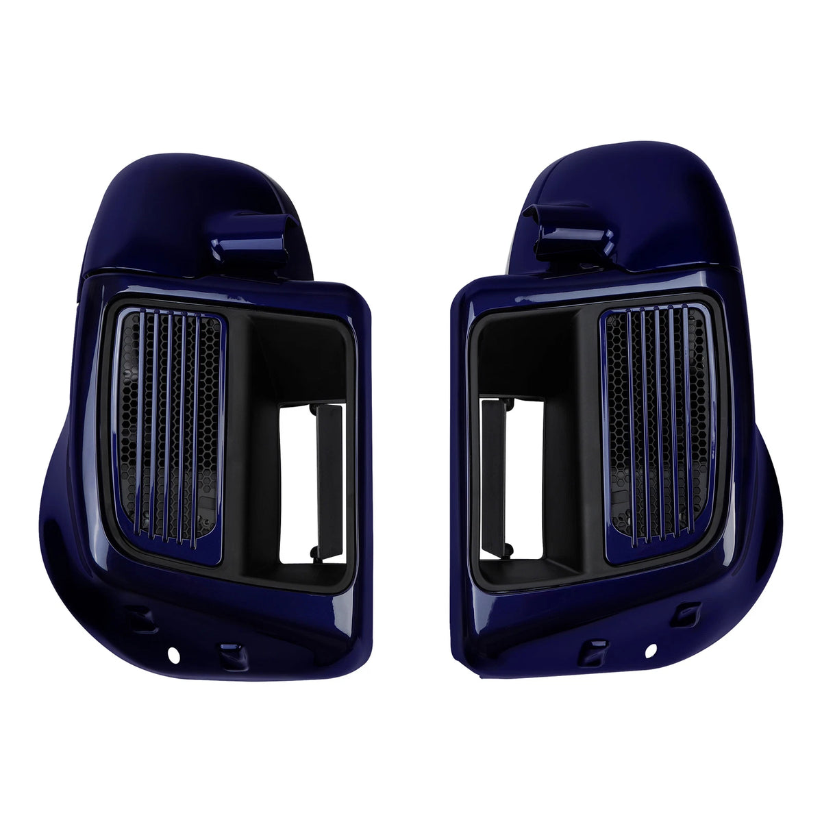 Lower Vented Fairings for Harley Road Glide (2014-2024) Zephyr Blue Sunglo