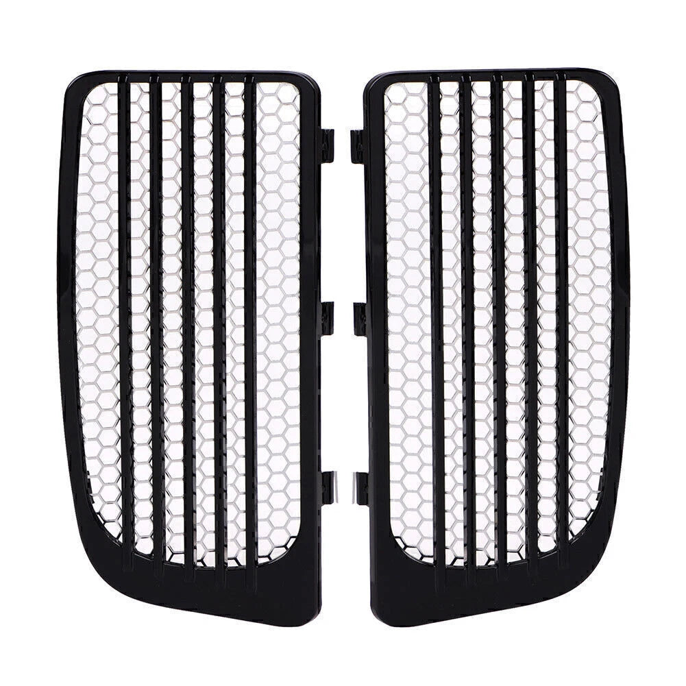 Black Radiator Grills for Harley Electra Glide Low Ultra Limited (2014-2023)