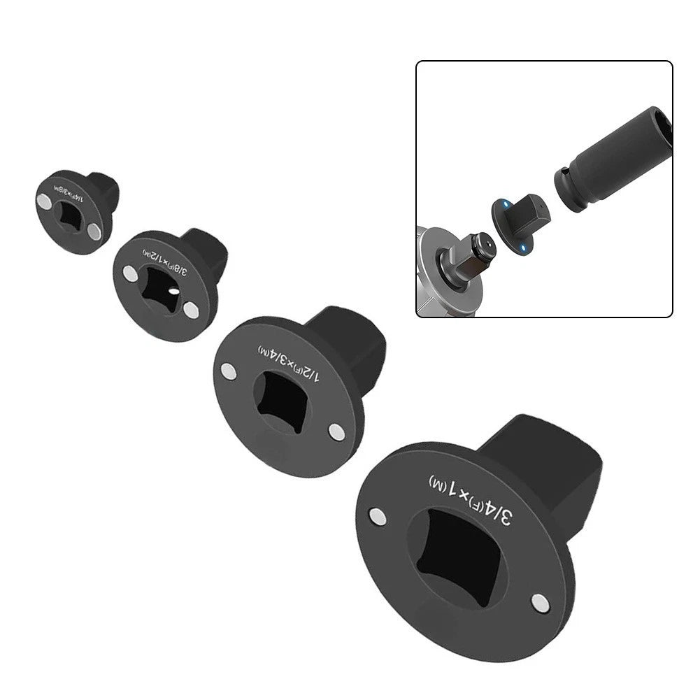 4 x Low Profile Socket Adapter Kit with Magnetic Holder for Socket Stability