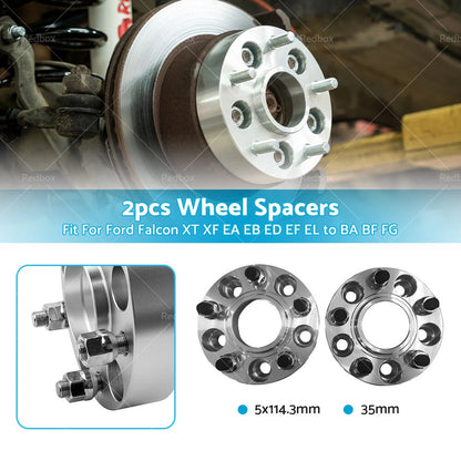 35mm Hubcentric Wheel Spacers for Ford Falcon (1960-2023)