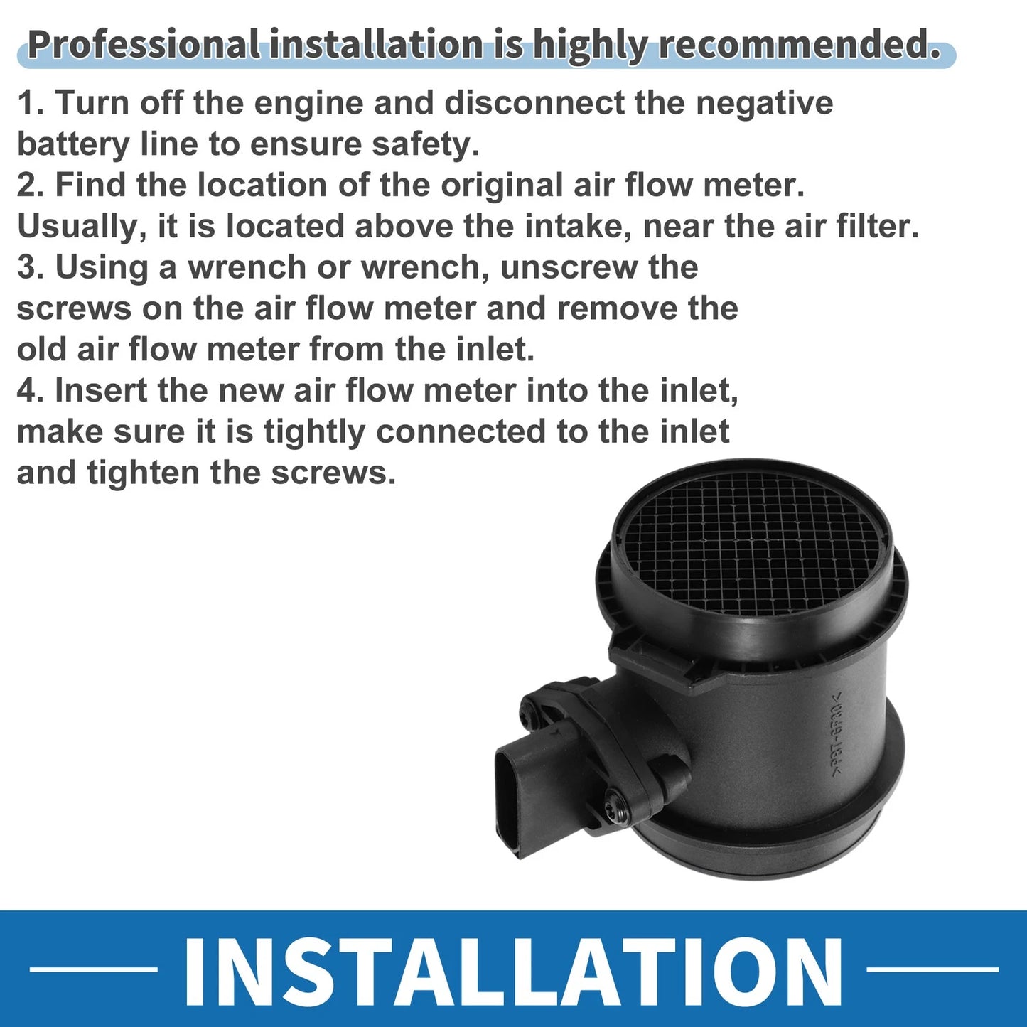 MAF Mass Air Flow Sensor for Land Rover Range Rover (2003-2012)