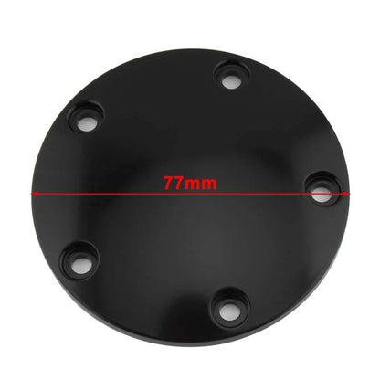 5 Hole Domed Point Timing Ignition Timer Cover Chrome for Harley Softail (2000-2023)