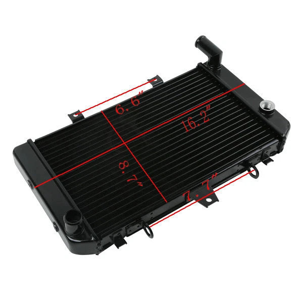 Radiator Cooler for Kawasaki ZRX1100 ZRX1200 (1996-2000) (2001-2008) Black