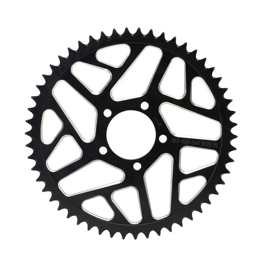 54T Black Aluminum Wheel Sprocket for Sur-Ron Light Bee S/X Dirt Bike