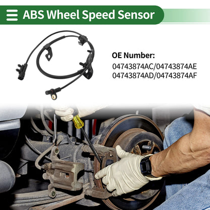 1 x ABS Wheel Speed Sensor for Dodge Journey Right Rear