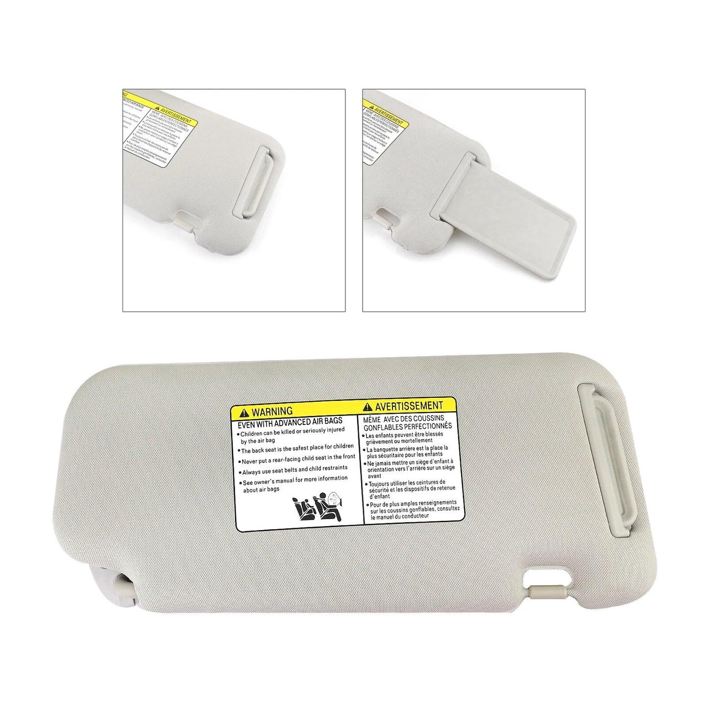 Sun Visor for Nissan Murano 2009-2014 (2 x) w/ Mirror