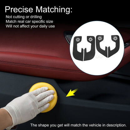 Car Door Anti Kick Pad Sticker Protector for Jeep Grand Commander (2018)