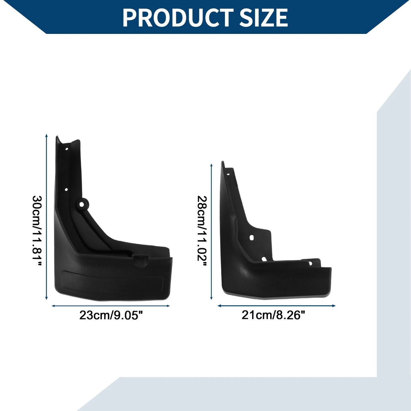 Mud Flaps Splash Guards for Mercedes-Benz GLC Coupe (2017-2019)