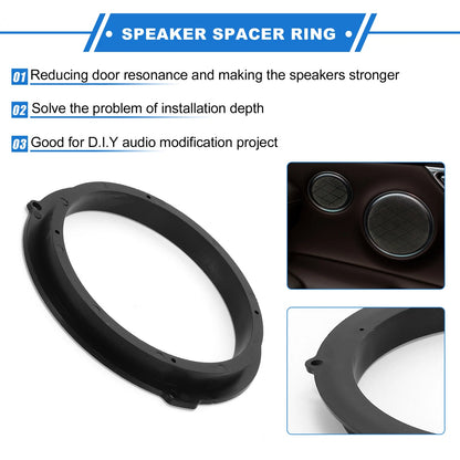 Speaker Spacer Ring for Ford Escape 6.5" Tweeter Speakers 2 x Pcs