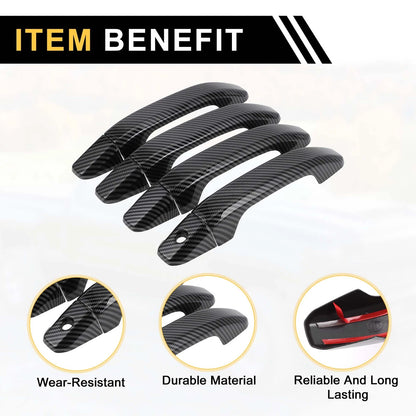4pcs Exterior Door Handle Cover for Chevrolet Silverado 1500