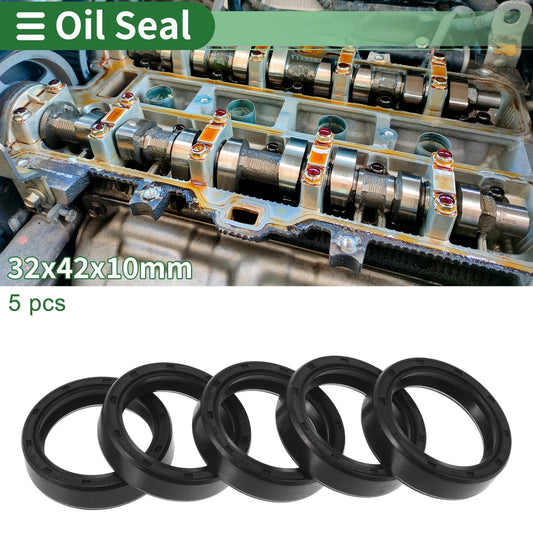 Oil Seal 5 x 32x42x10mm NBR Black for Make Model