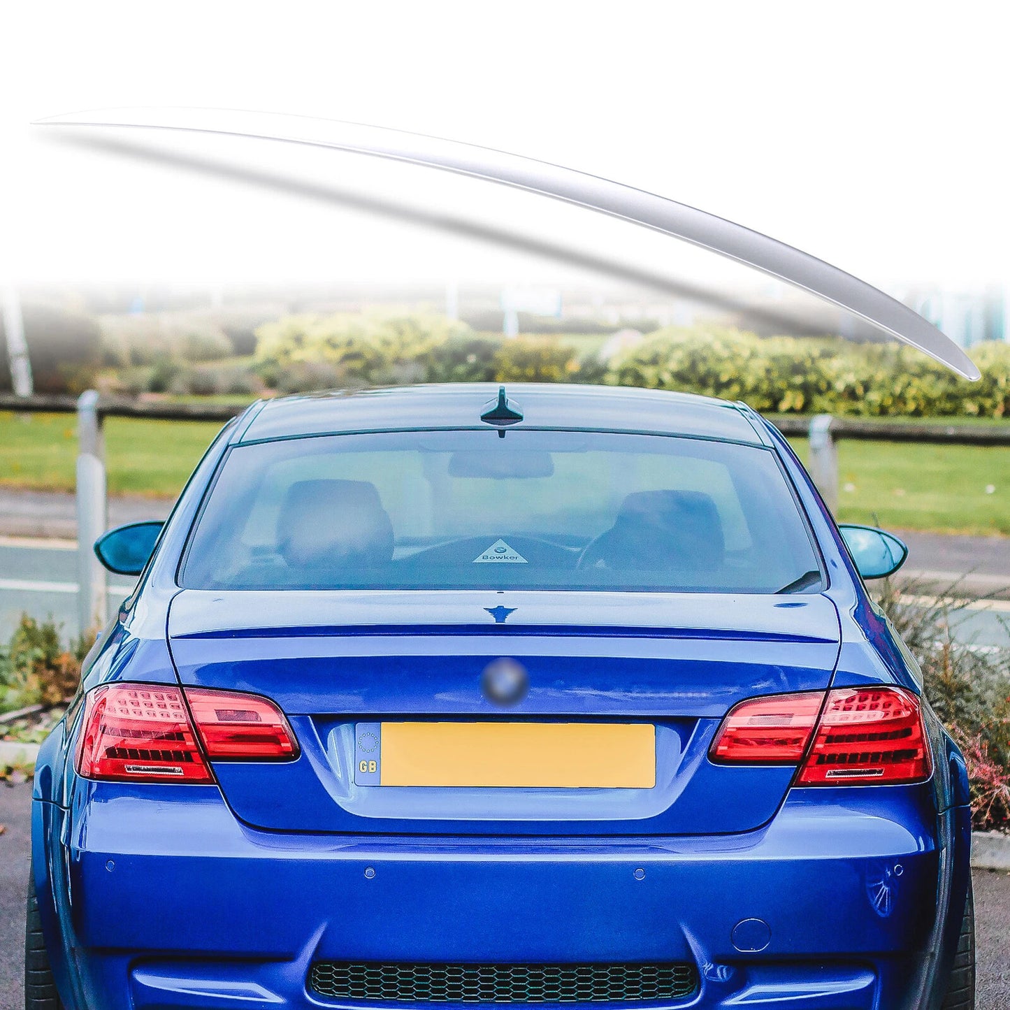 Rear Lip Spoiler for BMW E92 Coupe M3 Titan Silver (2007-2013)