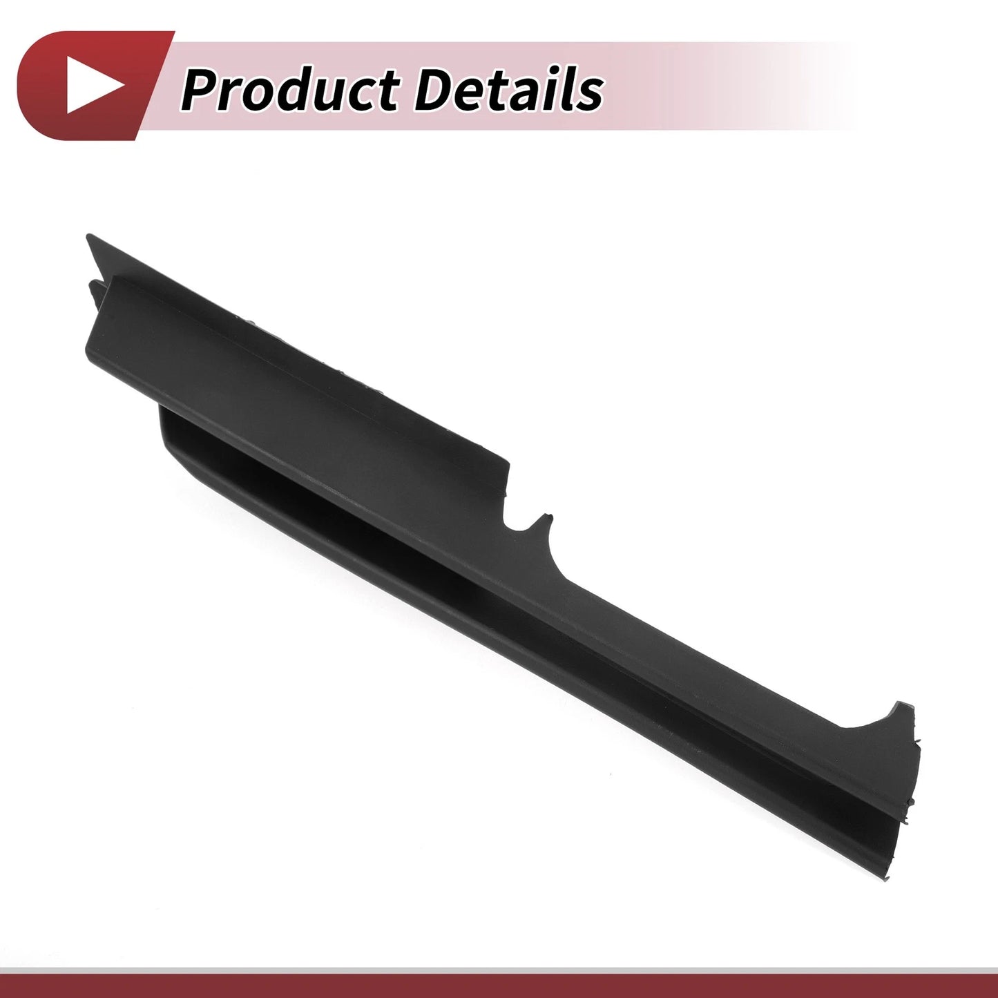 Front Left Fog Light Grill for BMW 320i (2002-2005) - 1 x Black Lens