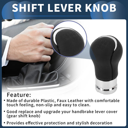 6 Speed Gear Shift Knob for Toyota Hilux Revo (2015-2020) Plastic Leather