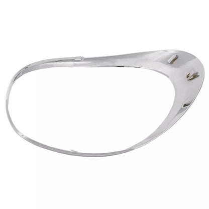Left Chrome Silver Taillight Trim Ring for Fiat 500L (2012–2018)