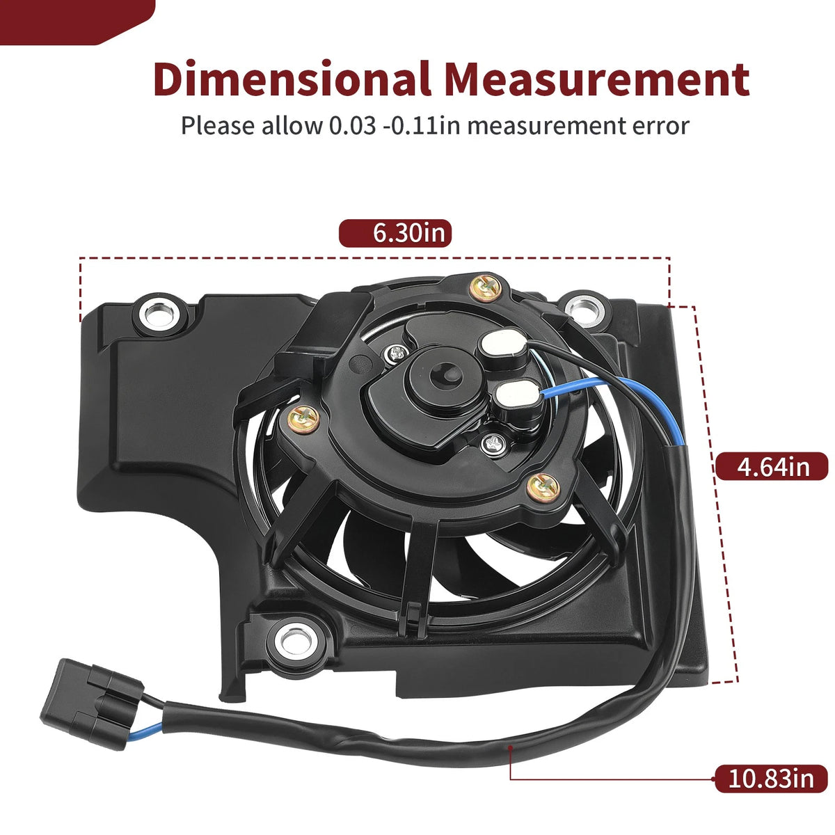 Radiator Fan Kit for Yamaha YZ450FX WR450F (2019–2023)