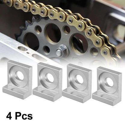 Chain Adjuster Block Tensioner / 4pcs 12mm Dia for Motorcycle