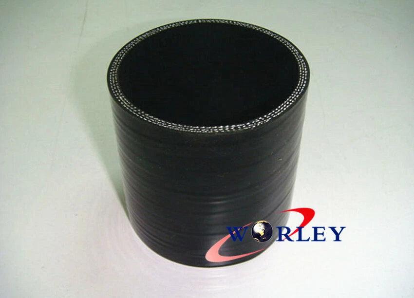 2 Inch Silicone Straight Hose Coupler for Car 2.0" 51mm BLACK