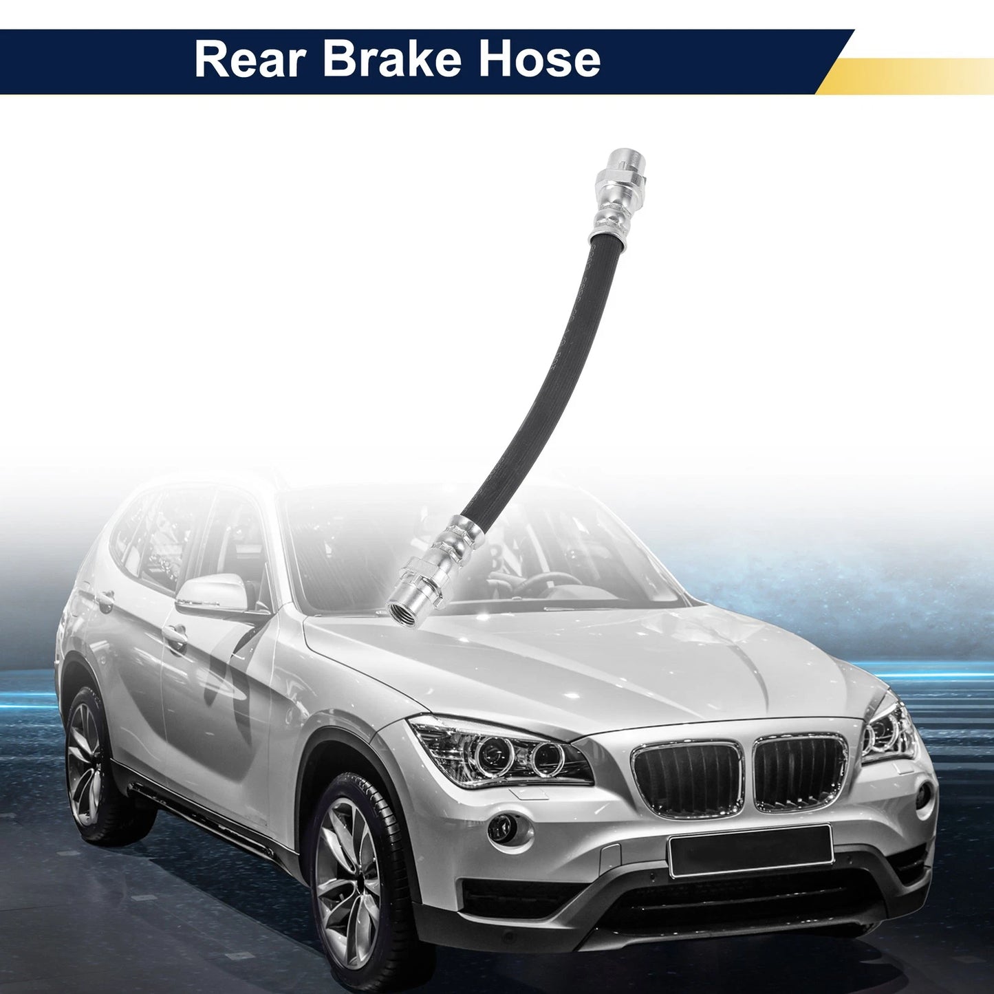 Rear Brake Hose for BMW X1 2007-2015 Hydraulic Brake Line 2 x 34306798523