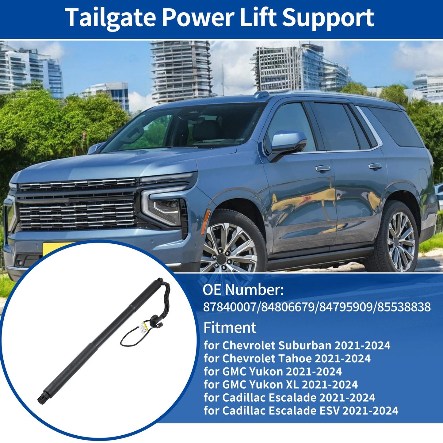 Tailgate Power Lift Support for Chevy Suburban Tahoe (2021-2024) OEM